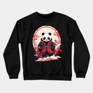 Japanese Panda Crewneck Sweatshirt